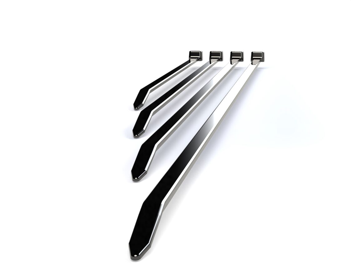 Cable tie 3.6x150mm, black, 100pcs/pack